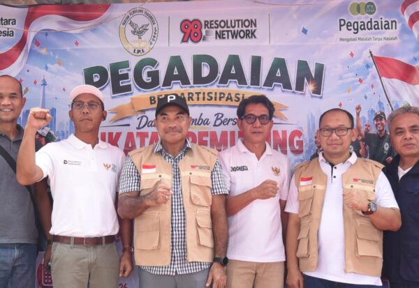 SP Pegadaian Bersama 98 Resolution Network Turut Meriahkan Lomba Warga Pemulung Dalam HUT ke-81 Kemerdekaan Republik Indonesia
